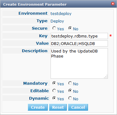 Create EnvParameter 2