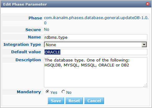 Phase PhaseParameter EditInitialValue