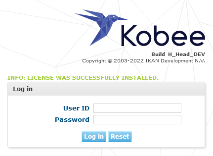 license installed