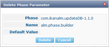 GlobAdm PhaseParameter Delete