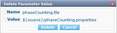 ProjAdmin BuildEnv BuildEnvPhaseParams DeleteParamValue