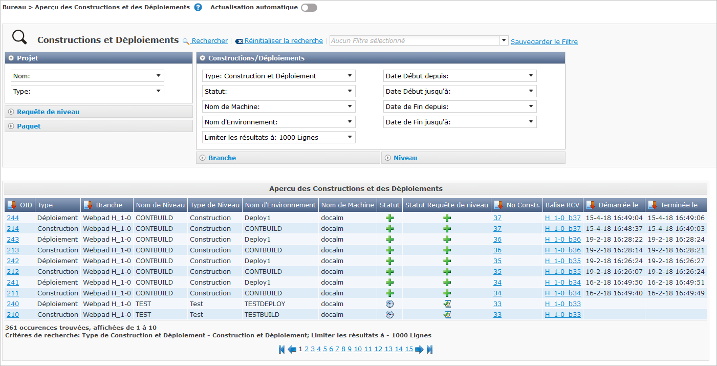 Desktop BuildsDeploys Overview