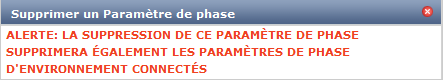 GlobAdm PhaseParameter Delete Warning