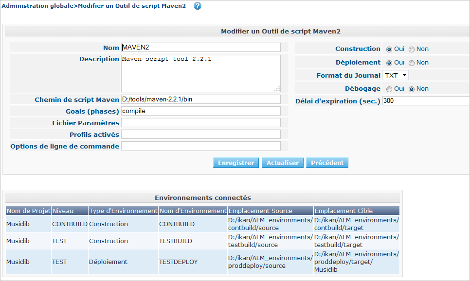 GlobAdm ScriptingTools Maven2 Edit