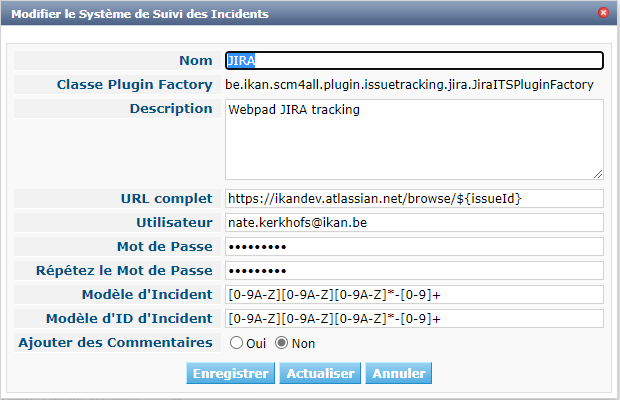 GlobAdmin IssueTracking Edit