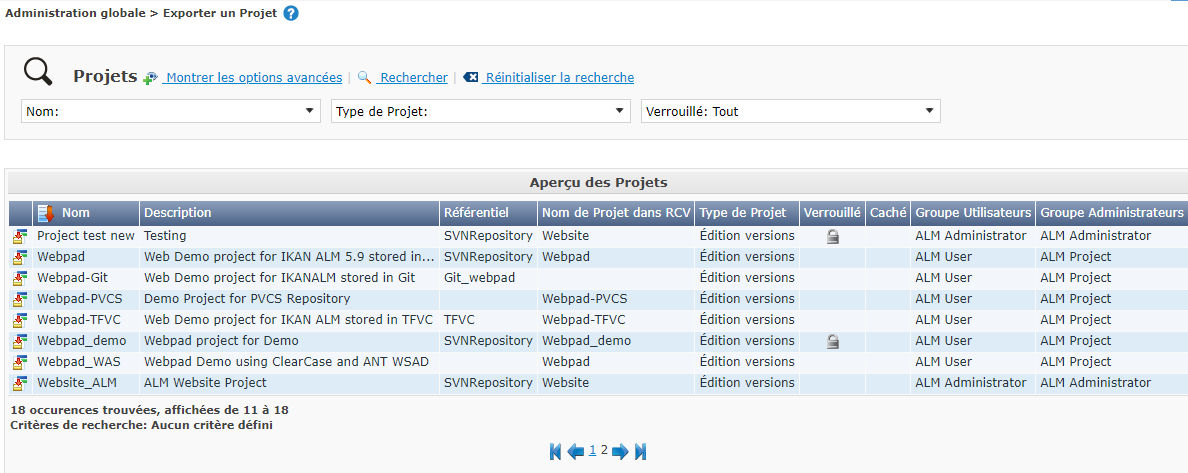 GlobAdmin Project Export