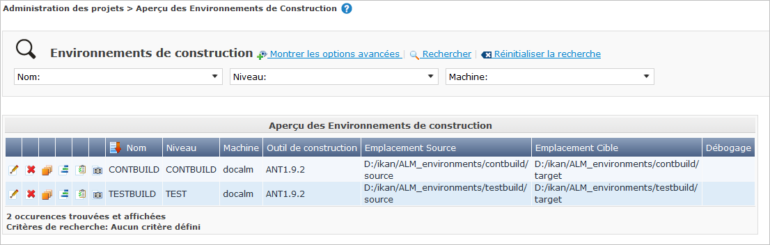 ProjAdmin BuildEnv Overview